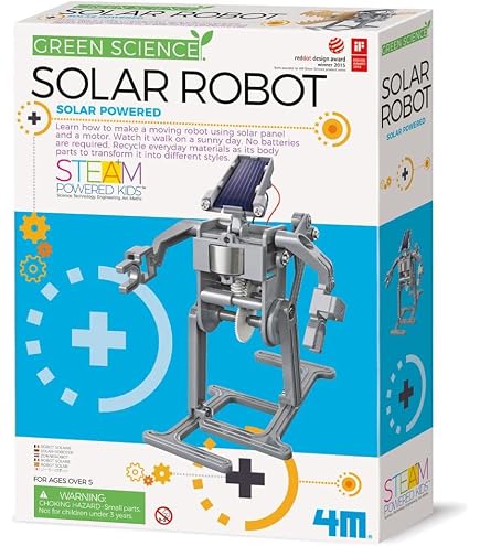 Kit Avion Solaire 4M Green Science - Mobile Écologique, Énergie Solaire, Construction DIY, Éducatif