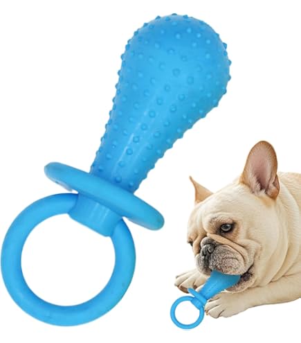 Jouet Tétine En Silicone Pour Chiot - Apaisant, à Mâcher, Avec étui Anti-poussière, Pour Petits Chiens