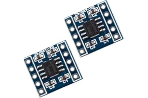 Hailege 2pcs X9C104 Digital Potentiometer Module 5V 40R~100K Adjust Bridge Balance