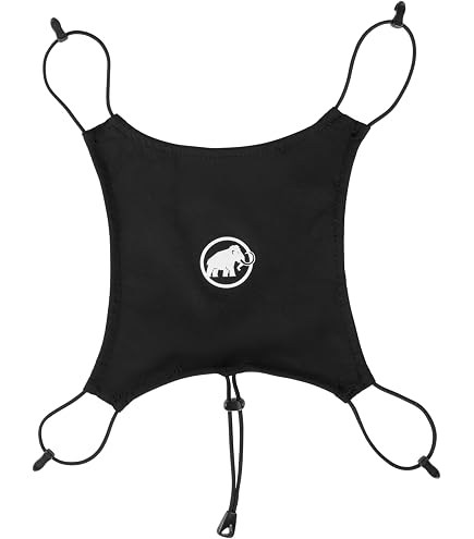 Poche Additionnelle Mammut Noir S – Pochette Polaire Pour Harnais D’épaule – Accessoire Minimaliste Pour Smartphone Et Lunettes