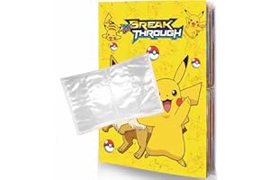 JKYYDS Classeur Cartes, Album carte 4 pochette,Classeur pour Cartes à Collectionner, Albums Carte 30 Pages,Album Porte Titulaire Carte Cards-PZ01