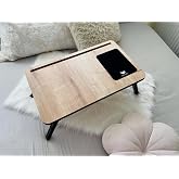 Axolotl Folding Telefon ve Tablet B&ouml;lmeli Katlanır Ayaklı Laptop Sehpası Notebook Bilgisayar &Ccedil;alışma Masası