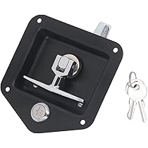 5 Serrature A Pulsante Push Lock Per Mobili - Per Camper, Barca, Armadietti, Colore Bianco