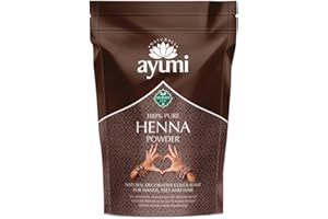 Ayumi, Pure Henna Powder, Natural Hair Colouring, 1 x 200g