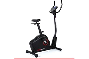 ‎HAMMER HAMMER Ergometer Cardio XT6/XT7, leiser Hometrainer, tiefer Einstieg, verstellbarer Comfort-Sattel, Heimtrainer Fahrrad mit 8 KG Schwungmasse, Bluetooth & App-Steuerung, Fitnessbike
