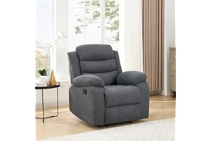 More4Homes BOSTON MANUAL FABRIC RECLINER 3 + 2 + 1 SOFA ARMCHAIR SET SUITE