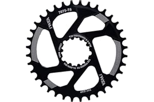 YBEKI Corona MTB GXP/XX1/X01 | 7075-T6 Lega Aeronautica | Design Dente Aquila Anticaduta | 30T-38T Doppio Offset 3mm/6mm | Peso 60-80g | Anodizzato HV800 | Guarnitura Diretta ﻿