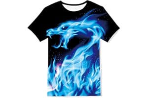 kids4ever T-Shirt For Boys / Girls, Funny 3D Print, Children’s Short Sleeve Summer T Shirt, Top, 6-16 Years