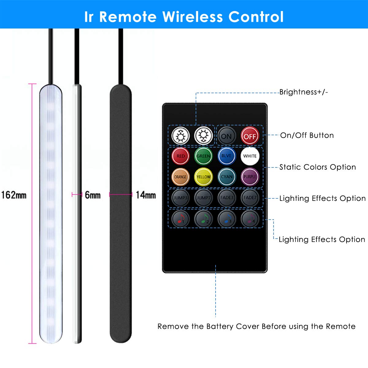 Lot-de-4-bandes-lumineuses-LED-pour-intrieur-de-voiture-48-LED-chargeur-USB-multicolore-kit-dclairage-pour-pieds-RVB-avec-fonction-sonore-active-tlcommande-sans-fil