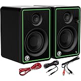 Mackie CR3-X Active 3" Creative Reference Monitors - 50 W Computer Speakers perfect for DJ Production, Home Studios, Content 