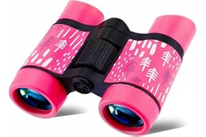 AiNinXun Binoculars Kids Compact Folding Binoculars Children Boys Girl Birthday Present 4x30 Mini Binoculars Waterproof Outdoor Telescope Gift for Bird Watching Educational Learning Travel Hiking Camp