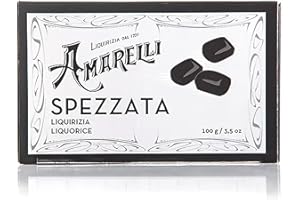 Amarelli Nera Spezzata - Liquirizia Pura Italiana, Confezione da 100 g