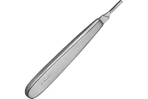 Shehadeh - Scalpel holder - Figure 3 - Scalpel handle no. 3 - bellied - stainless steel