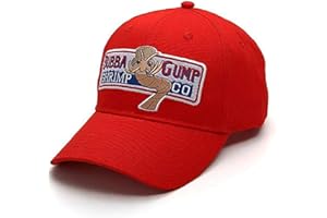 Casecover Bubba Gump Baseball Cap Adjustable Shrimp Co Gestickte Biegung Krempe Für Frauen Männer 1pc (schwarz)