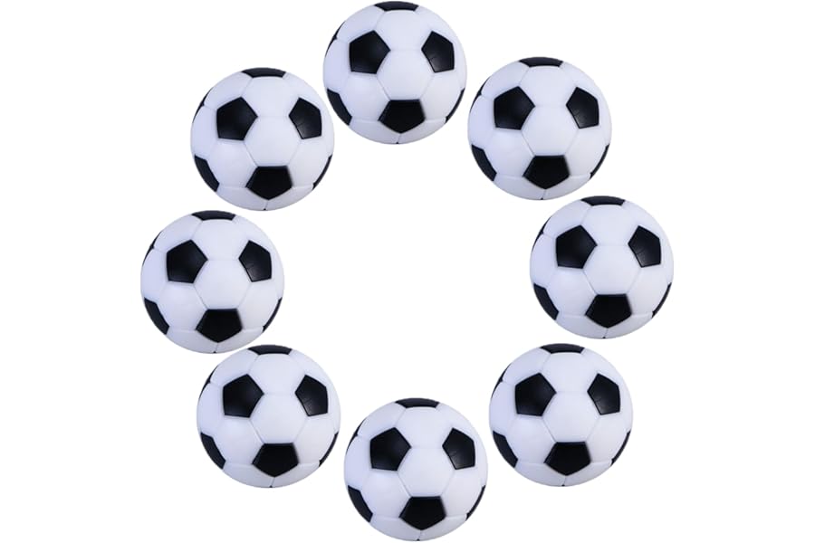 Okany Table Soccer Foosballs Game Replacements 32mm/1.26 In Mini Football Balls