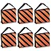 Produktbild Neewer® Set von 6 Schwarz / Orange Sandsack Fotografie Studio Video Bühne Film Sandsack Satteltaschen für Lichtstative Ausleger Arme Stative