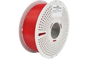 3idea Hyper PLA+ HS High Speed 3D Printer Filament, 1.75mm Red, Net Weight - 1KG with Reusable Spool, High Toughness PLA Plus, Dimensional Accuracy ±0.02mm, Premium PLA+ for Smooth & Durable Prints