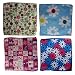 DCS Kids Handkerchief in super soft cotton with multi patterns and colors (Pack of 4) (Size-7X7 IN) RS.160.00