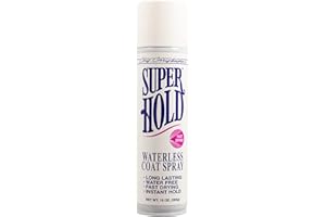 Chris Christensen Hold For Sure, Coat Spray, Groom Like a Professional, Super Strong Hold, Humidity Resistant, Natural Look & Feel, Made in the USA, 295ml