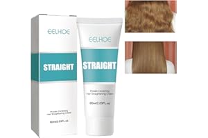 TONISABERY Hair Straightening Cream,Hair Gloss and Silk Cream,Hair Protein Correcting,Hair Cream for Women,Hair Straightening Treatment,Hair Straightener Cream,Hair Relaxer,Hair Fast Smoothing Straightener Cream