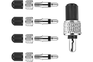 Rnitle Kit de Remplacement pour Les Valves de Vélo, Valves de Vélo de Remplacement pour la Vanne Standard NV/DV,Valve de vélo de Remplacement,Lot de 5