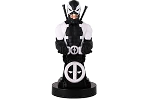 CABLEGUYS Cable Guys - Marvel Deadpool Venom Back In Black Gaming Accessories Holder & Phone Holder for Most Controller (Xbox, Play Station, Nintendo Switch) & Phones (iPhone, Samsung)