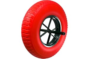 KELI FRANCE Keli - Rueda irrompible, diámetro 400 mm, eje 20 mm, carga máxima: 250 kg (550 lbs), ultra resistente, ideal para carretilla