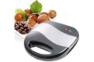 YXRRVING Electric Walnut Cake Maker Waffle Makers, Walnut Cookie Mold Maker, Automatic Mini Nut Machine Baking Tool For Kitchen, Toaster Electric Grill Baking Machine, Walnut Baking