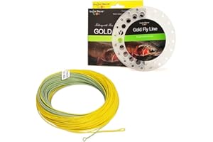 Angler Dream Gold Fly Line 90/100FT Weight Forward Floating 2 3 4 5 6 7 8 9WT Fly Fishing Line