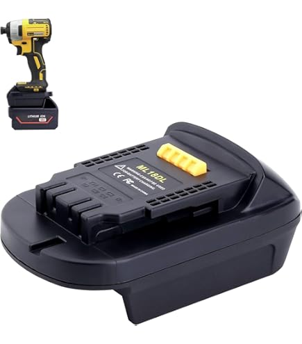 KUNLUN DM18M Batterieadapter – Für DeWalt 20V & Milwaukee M18 Auf Makita 18V Werkzeuge