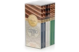 Venchi - Kit Degustación de 6 Tabletas de Chocolate Cremino, 660g - Clàsico 1878, Extra Negro, Pistacho - Sin Gluten