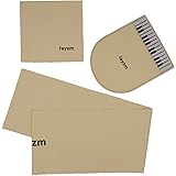 Rayzm juego de limpieza para teclado de piano, paño beige antipolvo para revestimiento de teclas para 88 teclas de teclado de