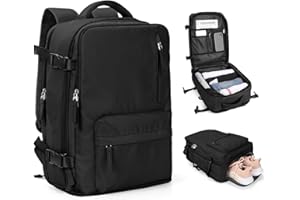 SZLX Zaino Ryanair 40x30x20 Sottovuoto Bagaglio a Mano 40x20x25 Donna Zaino da Viaggio 40x30x20 Wizzair Borse da Cabina per Easyjet 45x36x20 Uomo per Laptop 14 Pollici con Porta USB e Porta Scarpe