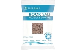 LOVE AQUATICS Rock Salt De-Icing Grit for Roads and Paths, 20kg Bag, Brown
