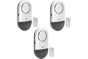 DIFCUL Fensteralarm Türalarm Einbruchschutz,125 dB Tür Fenster Alarm,Tür Fenster Alarm Sensor, Drahtloser Fenstertürsensor Alarm, alarmanlage für Alarmanlage und Smart Home (3)