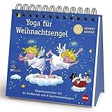 Yoga für Weihnachtsengel Adventsaufsteller by 