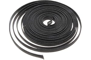 ETOPARS 8mm Funda Trenzada Extensible de PET Manguera para Cables Organizador de Cables Funda Cables Tubería de Telar Manga Flexible Proteccion Esconder Longitud 10 Metros