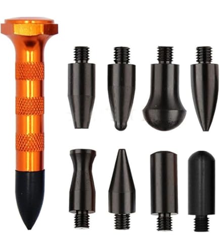 CYGOODS 90 stuks/reparatieset voor carrosserieën, ongeverfd, glijbaan, trekhaak, gereedschapshamer, pen van roestvrij staal, plakband voor carrosseriewerkzaamheden