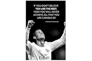 SORECI Cristiano Ronaldo Poster 1 Leinwand Poster Schlafzimmer Dekor Sport Landschaft Büro Zimmer Dekor Geschenk ungerahmt 60 x 90 cm