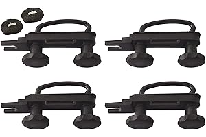 ONLYNERY Dachbox Befestigung U Bügel, 4er Set U Bolzen Klemmen Montagesatz, Auto Van Montage Fitting Kit Dachbox Halterung U schrauben Schellen 85mm Innenbreite mit 8 Heavy Duty Kontermuttern