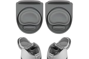 XYQMLY 2pcs Replacement Stopper Compatible with Owala FreeSip 19/24/32/40oz, Silicone Gasket Seal Bottle Cap Mouth Stopper Plug, Grey