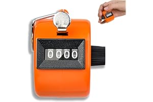 QinZiEn Digit Clicker Counter,Handheld Counter Hand Mechanical Counters Clickers,Golf Counter Clicker,People Counter Clicker,Number Clicker Counter,Mechanical Tally Counter for Shots,Knitting