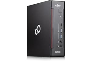 Fujitsu Mini PC Desktop Computer Esprimo Q957, Prozessor Core i5-7400T, 8GB RAM, 256GB SSD NVMe, Win 11 Pro (Generalüberholt)