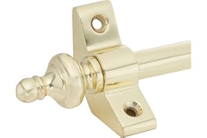 AMSKA INTERNATIONAL Set of 13, Stair Carpet Rods, Urn Finial, Polished Brass, Suitable for Carpet Runners Up to 70 Centimetre Wide Or Narrow (Polished Brass)