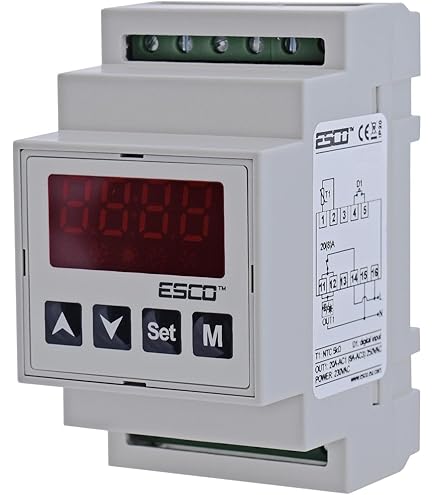 DIN-Schiene TEMPERATURREGLER Thermostat fühler 20A potentialfreies Relais
