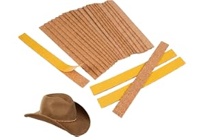 24 stycken korkremsor, självhäftande för att justera hattstorleken | Förminskning av kork, hattband inuti självhäftande, hållbar och bekväm, enkel användning, optimal lösning