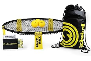 Spikeball 3 Ball Original Roundnet Game Set - Includes 3 balls, net and bag