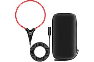 MAXRIENY BSIDE TP01 Flexible Hochstrom-Prüfspulen Hochstromprüfung mit Oszilloskop-Multimeter AC-Strom 6000A Stromsensor, Flexibler Spulenstromsensor Flexibler Spulenstromwandler, AC Stromwandler Sondenzubehör