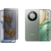 Honor Magic 8 Lite ile Uyumlu Mat Hayalet (Privacy) 9H Kırılmaz Nano Ekran Koruyucu