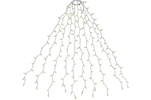 SALCAR Guirlande Lumineuse 350 LEDs pour Sapin de Noêl (2m - 5m), 3m x 10 exterieur Etanche Guirlande LED pour Décoration Maison, Fête, Noël, Soirée, Mariage, Jardin